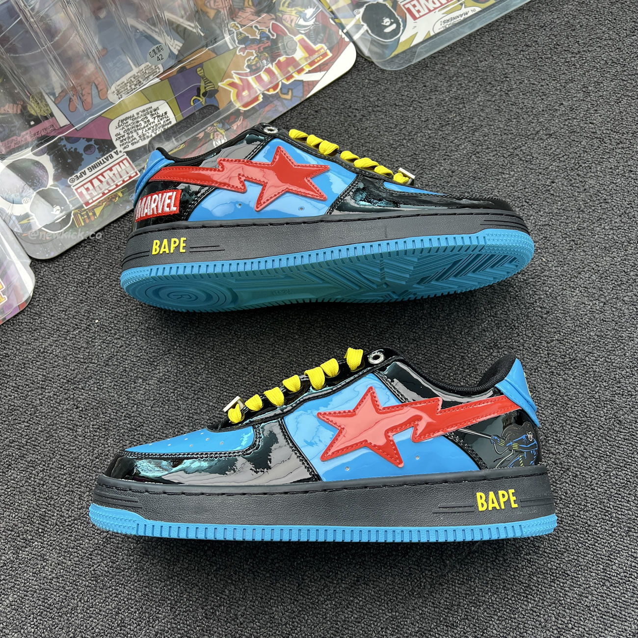 A Bathing Ape Bape Sta Marvel Comics Rocket Raccoon Thor Hulk Captain America Black Widow Iron Man  2022 (61) - newkick.cc